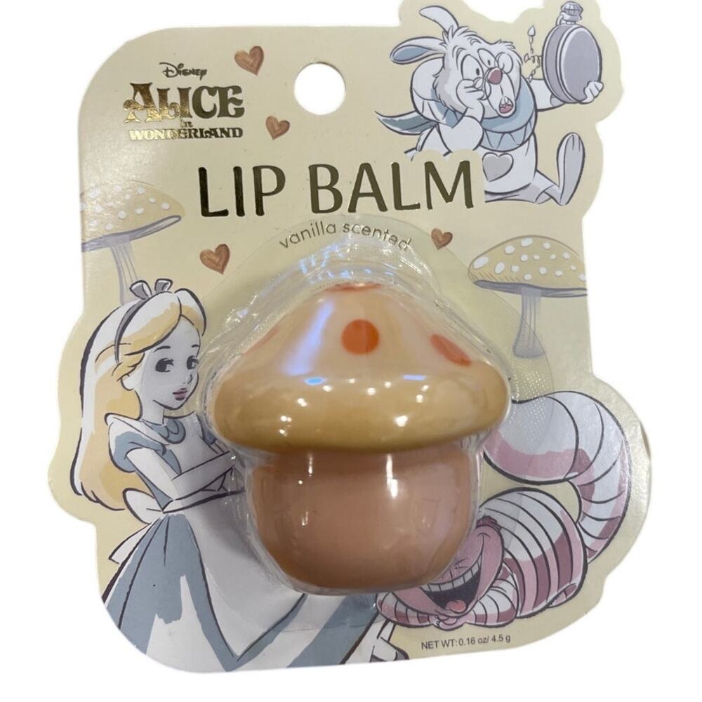 New Disney Alice in Wonderland Vanilla Scented Lip Balm